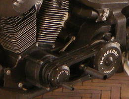 Left side of engine