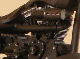 Right side of engine