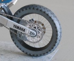 Rear wheel left side